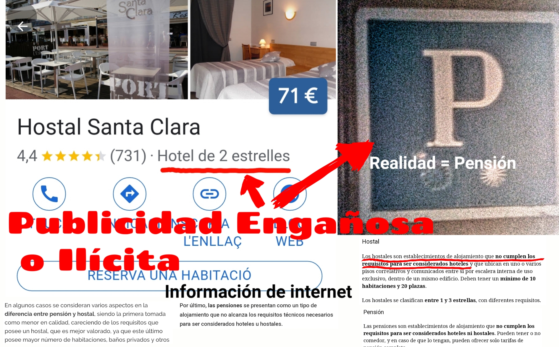 Hostal Santa Clara Estartit publicidad.jpg