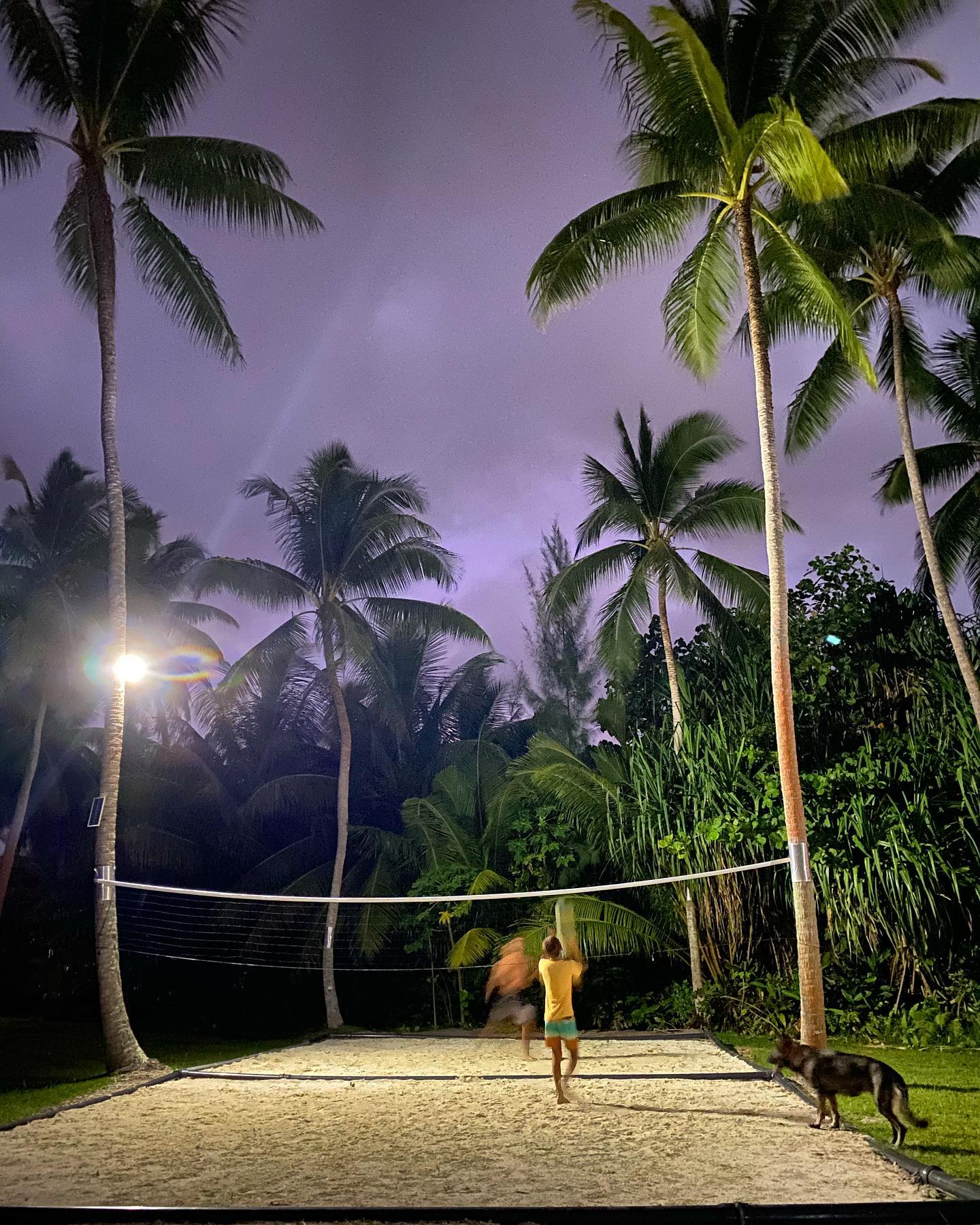Terrain de beach volley