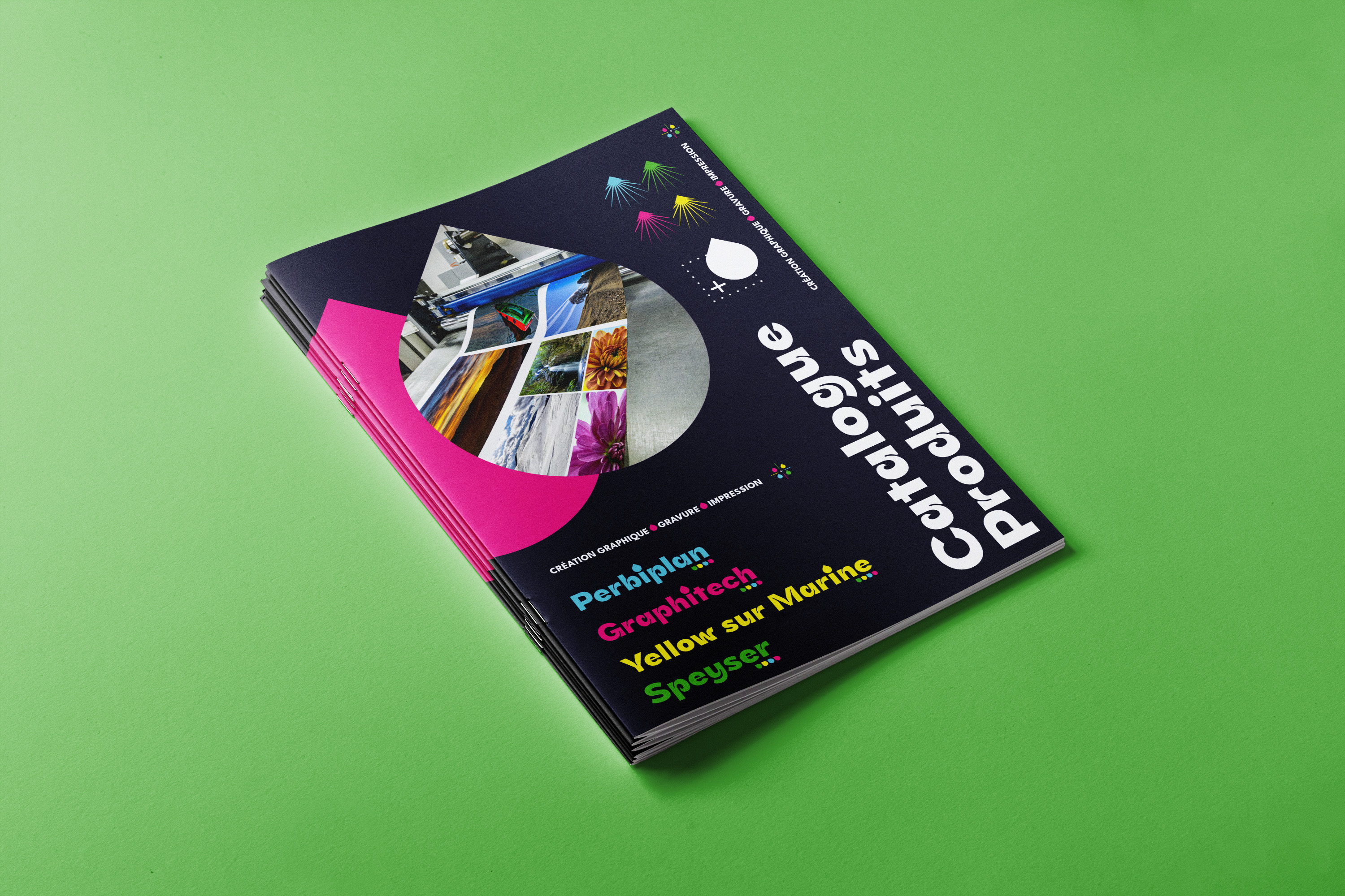 Exemple de réalisation de catalogue. Speyser, agence de communication visuelle Annemasse 74