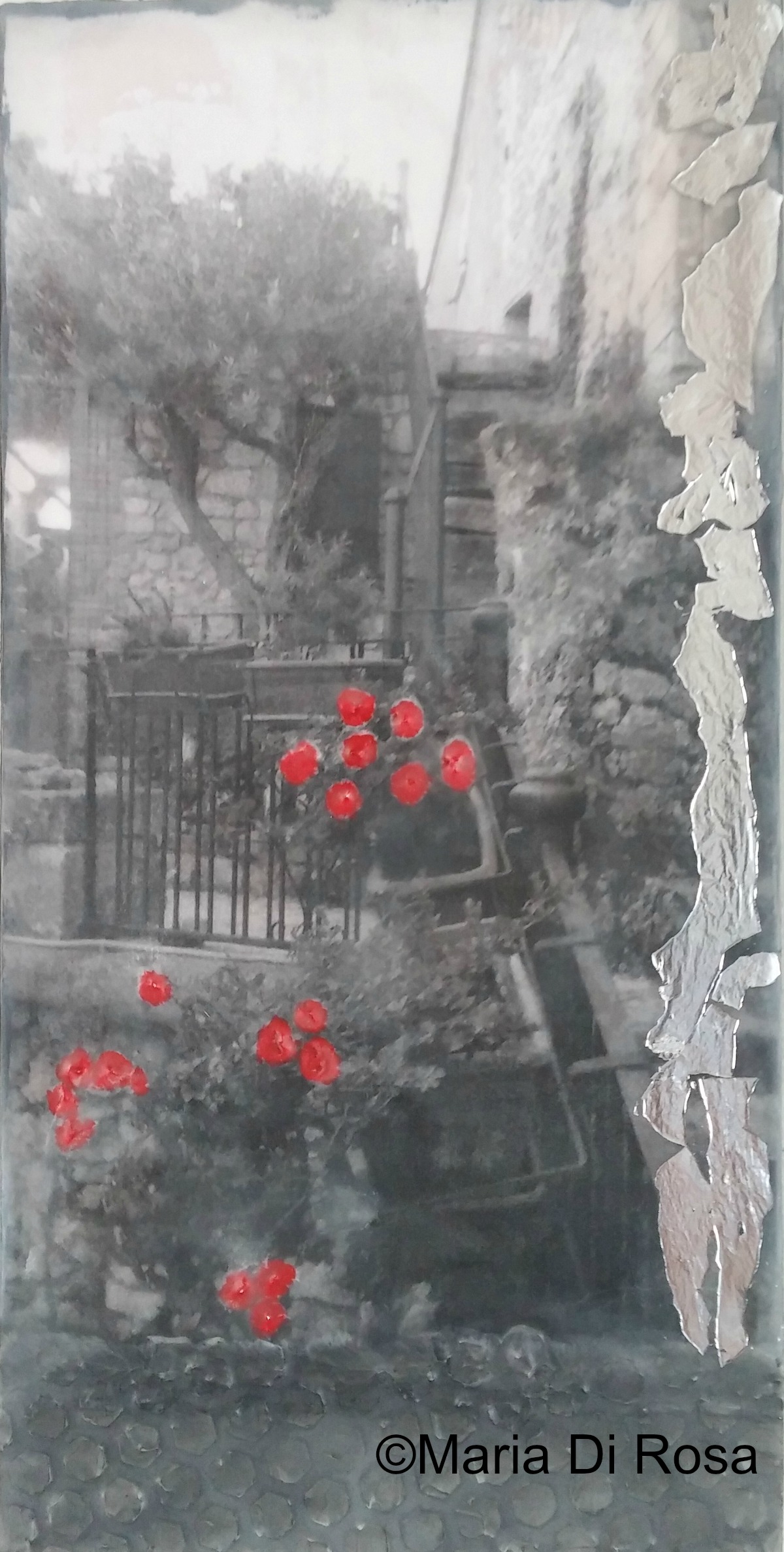 ©Maria-Di-Rosa-encaustic-MM-#159-Walkway-ItalyIII-2016.jpg